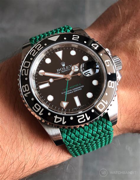 rolex gmt leather nato strap|rolex master ii strap replacement.